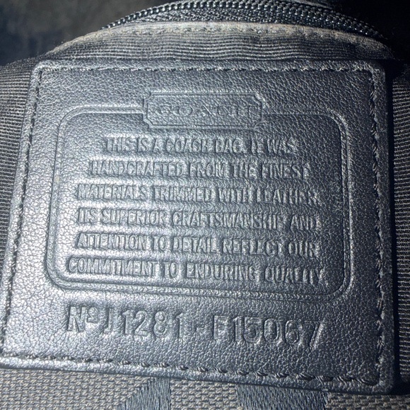 COACH Satchel Black circa 2014 ** Pristine condition** - Picture 5 of 7